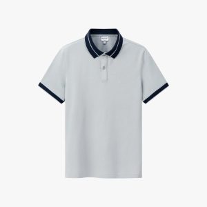 Áo Polo Ghi Thiết Kế Basic, Thoáng Mát, Bền Màu 9APCT055GHS