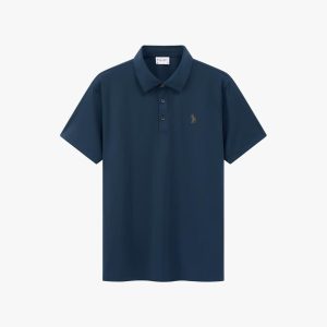 Áo Polo Xanh Cổ Vịt Thiết Kế Basic, Thoáng Mát, Bền Màu 9APCB592XCV